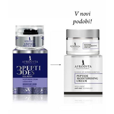 Afrodita 3PEPTIDES Hidratáló krém normál, vegyes bőrtípusra