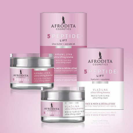 Afrodita 5PEPTIDE-LIFT Tápláló ultralifting krém száraz bőrre