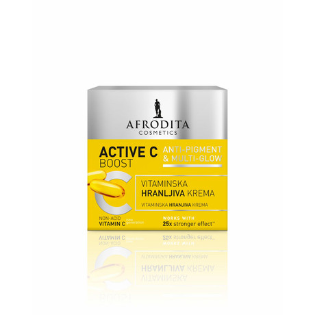Afrodita ACTIVE C BOOST Tápláló krém