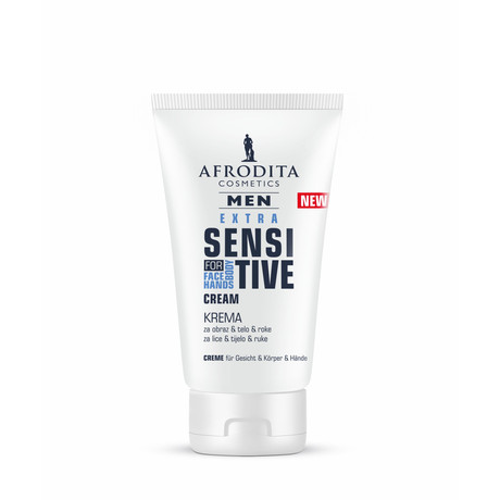 Afrodita MEN EXTRA SENSITIVE Krém arcra, testre és kézre