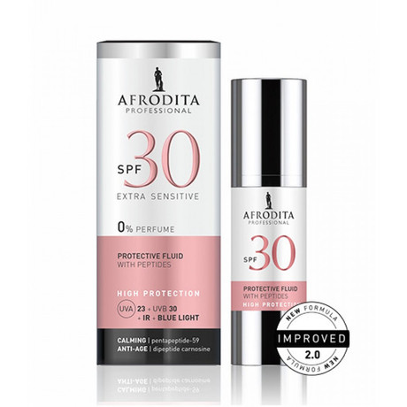 Afrodita MULTIACTIVE Fényvédő Peptides Fluid SPF 30 2.0