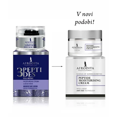 Afrodita 3PEPTIDES Hidratáló krém normál, vegyes bőrtípusra