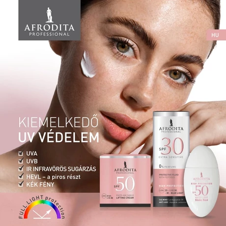 Afrodita MULTIACTIVE Fényvédő Peptides Fluid SPF 30 2.0