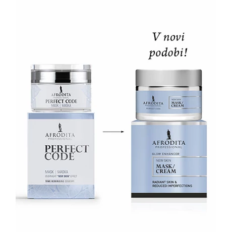 Afrodita PERFECT CODE Éjszakai krém és maszk új „bőrhatással“