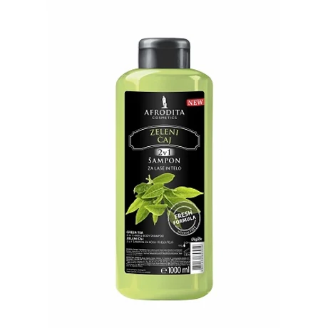 Afrodita ZÖLD TEA Sampon és tusfürdő