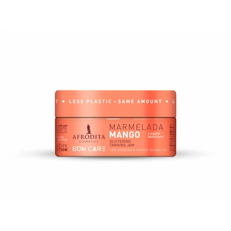 Afrodita SUN CARE MARMELADA MANGO bronzosító csillámokkal