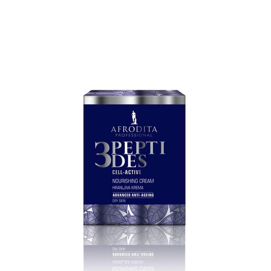 Afrodita 3PEPTIDES Tápláló krém száraz bőrtípusra